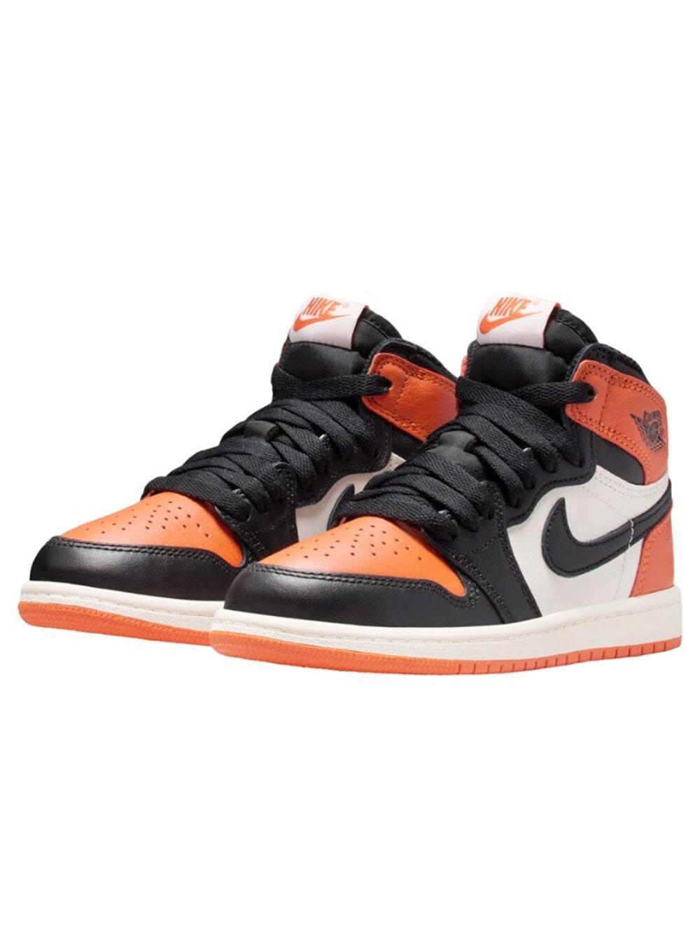 Jordan 1 Retro High OG Shattered Backboard 2025 – Black Orange Sail | 13C